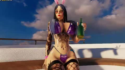 3dx_sara online show from July 25, 1:18 pm