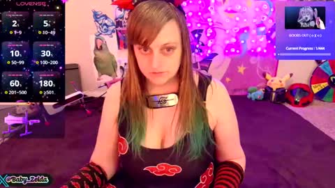 BabyZelda online show from January 22, 1:21 pm