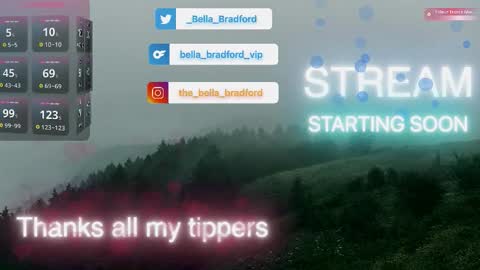 Snapshot of bella_bradford chatting on October 29, 2:05 am Bella Bradford online show from October 29, 2:05 am