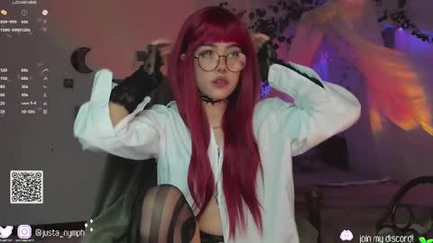   Im Nym  Justa nymph on twitter and IG online show from January 5, 1:45 am