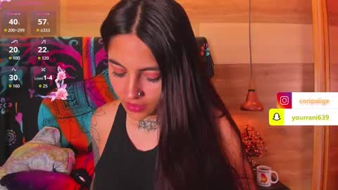 Snapshot of cori_paige chatting on October 7, 4:17 am Cori online show from October 7, 4:17 am