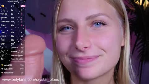Snapshot of crystal_blond chatting on October 6, 11:42 pm Crystal online show from October 6, 11:42 pm