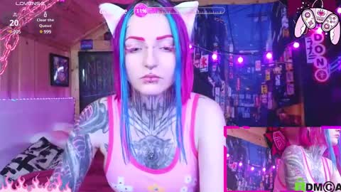 Snapshot of cybernekko chatting on December 8, 12:29 am Neko online show from December 8, 12:29 am
