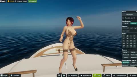 dixxie_blue online show from March 12, 12:24 am