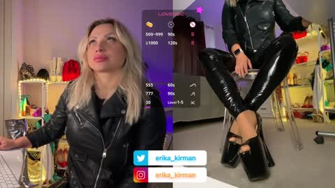 Snapshot of erika_kirman chatting on January 5, 10:32 am Erika online show from January 5, 10:32 am