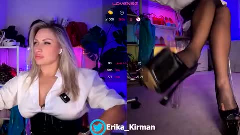Snapshot of erika_kirman chatting on October 15, 2:19 pm Erika online show from October 15, 2:19 pm