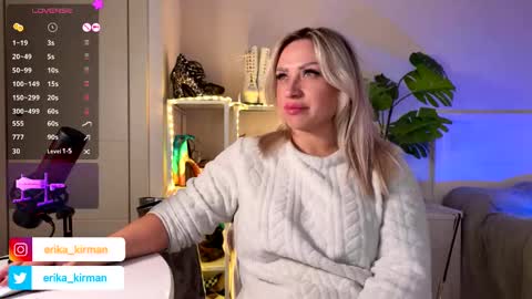 Snapshot of erika_kirman chatting on February 27, 4:10 pm Erika online show from February 27, 4:10 pm