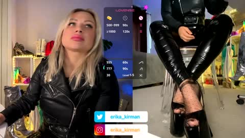 Snapshot of erika_kirman chatting on January 26, 12:01 pm Erika online show from January 26, 12:01 pm