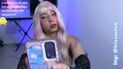 Snapshot of eva_brooks1 chatting on January 8, 12:38 am Iris Smile independent model online show from January 8, 12:38 am