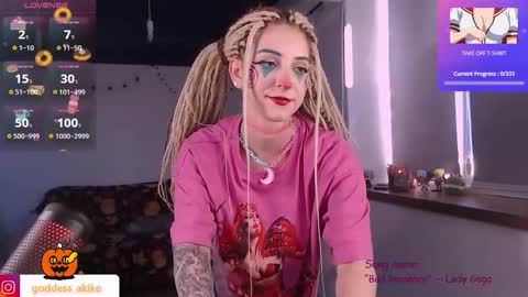 Akiko online show from October 21, 1:26 pm