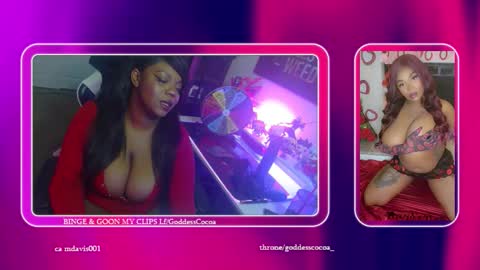 Goddess Cocoa online show from December 2, 10:12 pm