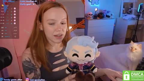 Snapshot of gwen_allen chatting on October 22, 12:48 am I am Gwen online show from October 22, 12:48 am