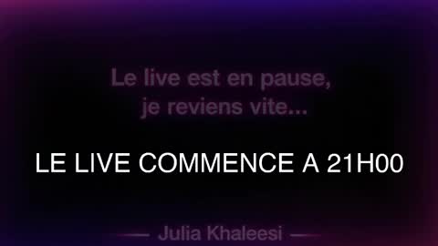 Julia Khaleesii online show from March 28, 7:57 pm