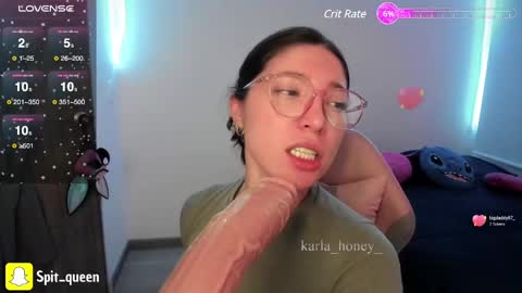 Snapshot of karla_honey_ chatting on February 14, 12:09 am Karla online show from February 14, 12:09 am