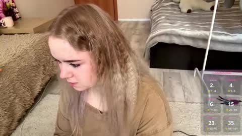 Hello everyone Im Lora Its my first day Were going to have fun together online show from February 22, 5:52 am