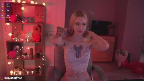 Snapshot of manifreyja chatting on March 9, 6:39 am Amelie online show from March 9, 6:39 am