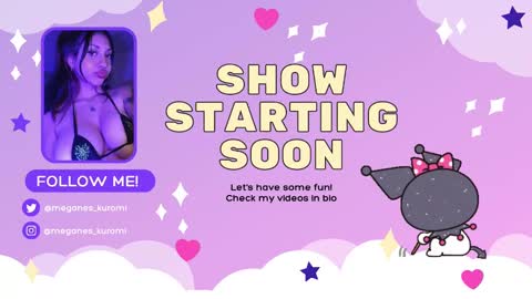 Snapshot of megan_kuromi chatting on February 19, 9:06 am Megan Esposito online show from February 19, 9:06 am
