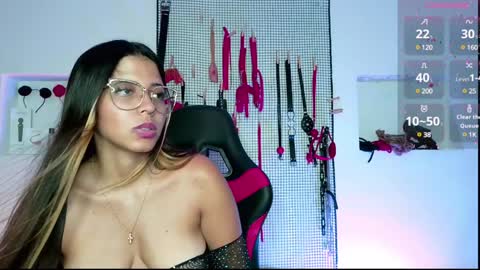 Snapshot of meggan_greey chatting on January 14, 10:23 pm Your best slave  online show from January 14, 10:23 pm