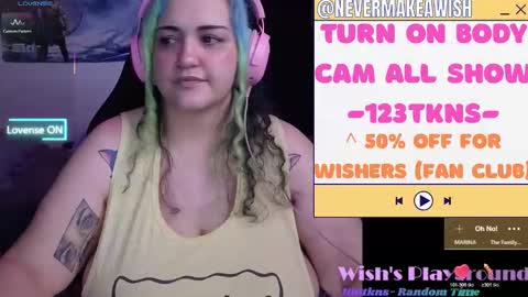 Wishs Playground online show from February 26, 6:29 pm