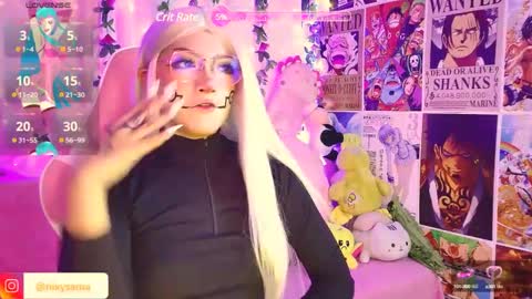 Snapshot of nixy_sama chatting on February 8, 1:44 pm Nixy Sama online show from February 8, 1:44 pm