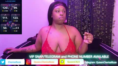 Queen Cherise Roze online show from January 24, 8:00 pm