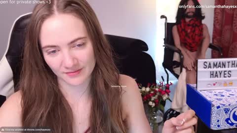 The Real Samantha Hayes haha  online show from January 28, 5:54 am