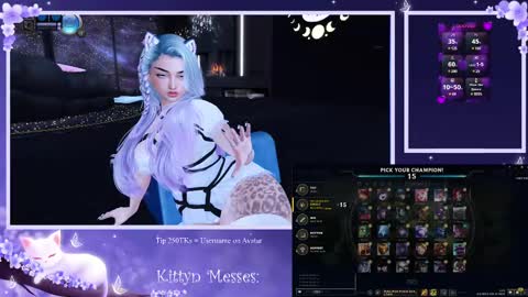 Snapshot of sassykittyn chatting on February 18, 6:26 am Sassy Sami Kittyn online show from February 18, 6:26 am