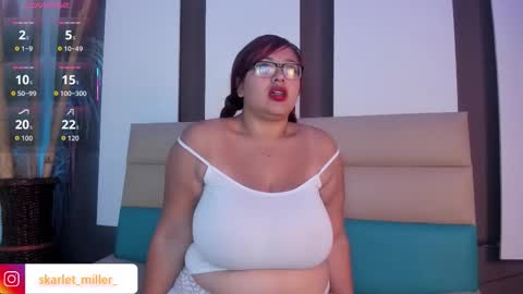 Snapshot of skarlet_miller_ chatting on October 8, 12:20 pm SKARLET online show from October 8, 12:20 pm