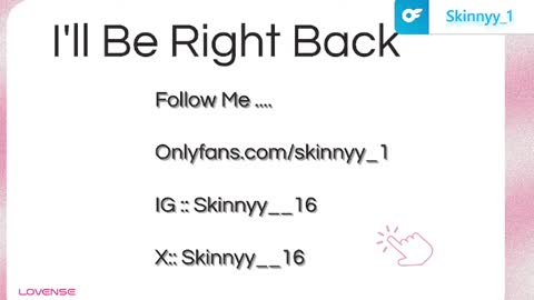 Skinnyy   online show from June 5, 9:04 am