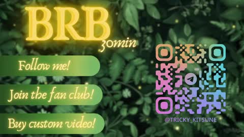 trickykitsune online show from April 13, 3:57 pm