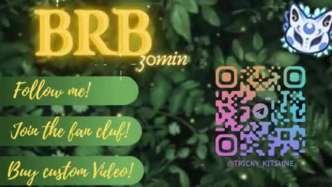 trickykitsune online show from July 23, 3:20 pm