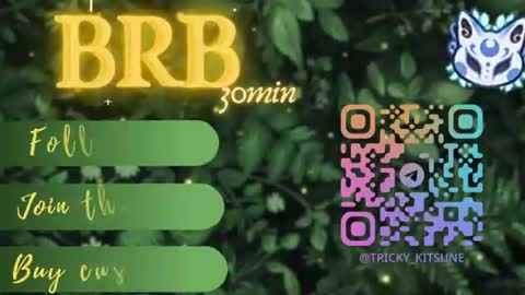 trickykitsune online show from July 13, 5:03 pm