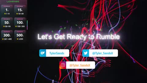 Tyler Sands online show from December 18, 2:33 pm