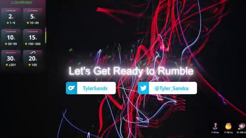 Tyler Sands online show from October 24, 4:03 pm