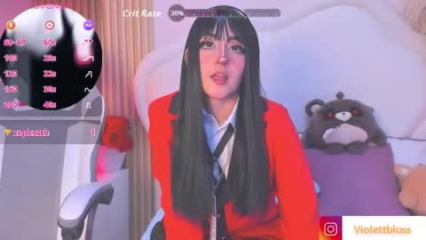 Snapshot of violettbloss chatting on September 13, 4:53 am Violeta online show from September 13, 4:53 am
