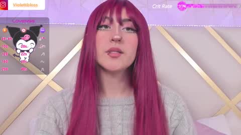 Snapshot of violettbloss chatting on January 10, 10:25 pm Violeta online show from January 10, 10:25 pm