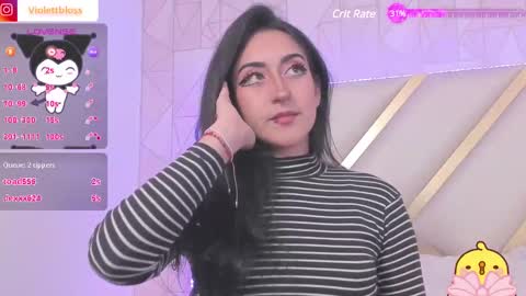 Snapshot of violettbloss chatting on December 26, 10:20 pm Violeta online show from December 26, 10:20 pm