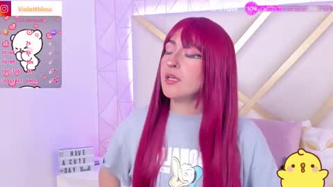 Snapshot of violettbloss chatting on December 2, 10:21 pm Violeta online show from December 2, 10:21 pm