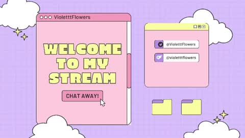 Violet Flowers online show from June 23, 12:30 am