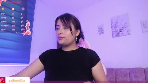 Snapshot of x_allison02x chatting on October 9, 9:52 pm Allison online show from October 9, 9:52 pm