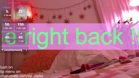 Xo Sadie online show from March 11, 5:02 am