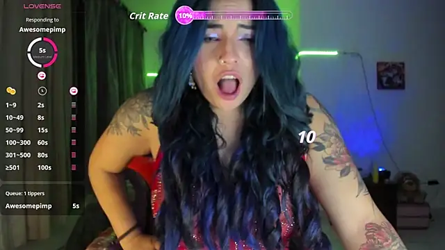 black wiidow online show from February 19, 5:18 am