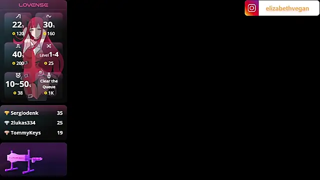 Snapshot of Elizabeth_vegaa chatting on September 14, 2:53 am Elizabeth vegaa online show from September 14, 2:53 am