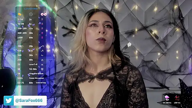 Sara Foxx1 online show from October 28, 2:06 am