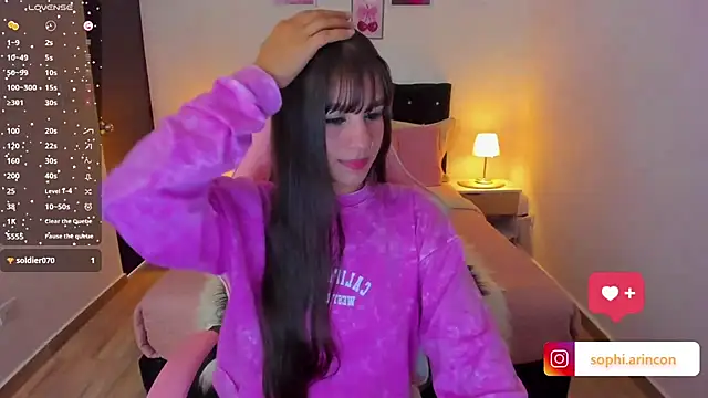 Sophia rincon online show from March 12, 9:06 pm