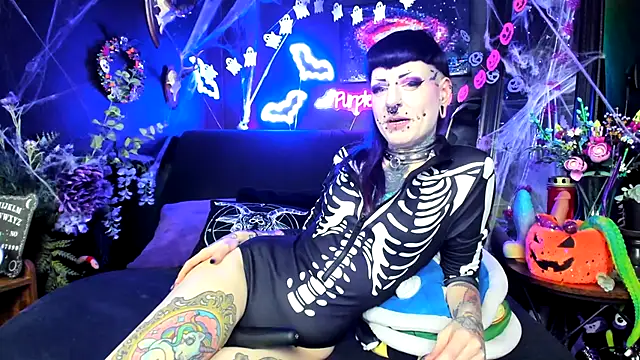 Purple Coffin666 online show from November 26, 8:43 pm