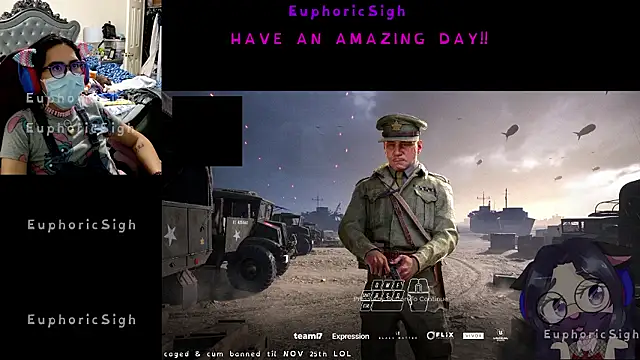 EuphoricSigh online show from July 28, 3:04 am
