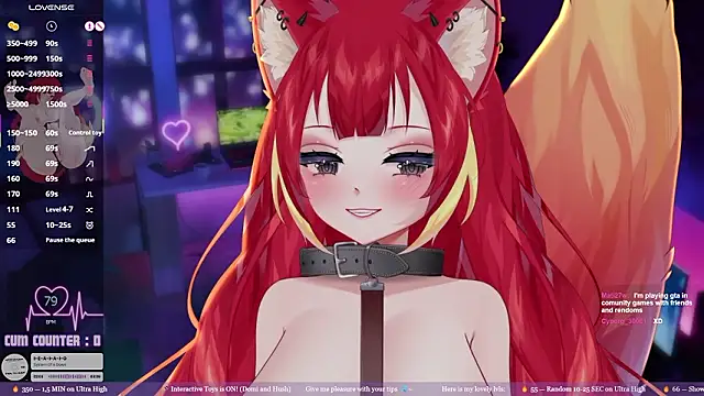 LewdFoxy VT online show from March 20, 6:35 pm