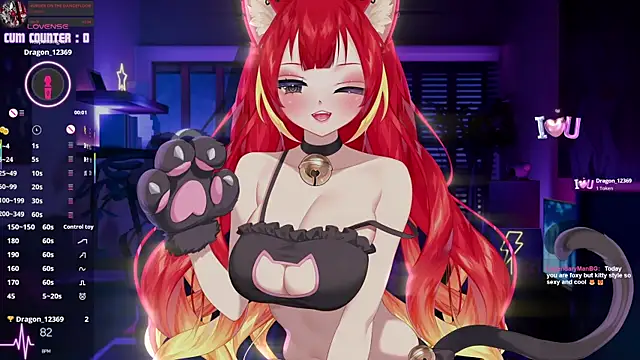 LewdFoxy VT online show from January 10, 6:23 pm