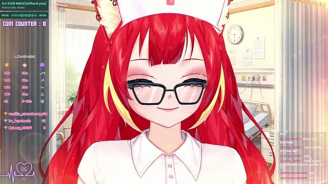Snapshot of LewdFoxy_VT chatting on October 10, 2:44 pm LewdFoxy VT online show from October 10, 2:44 pm